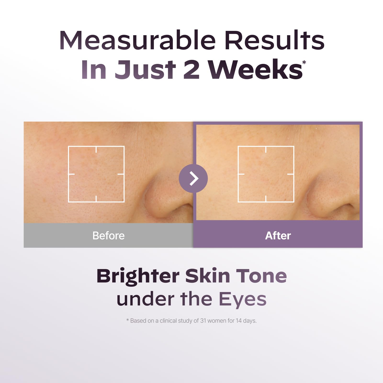 Close-up showing LG Pra.L Vita Glow Serum application for smooth skin feel.