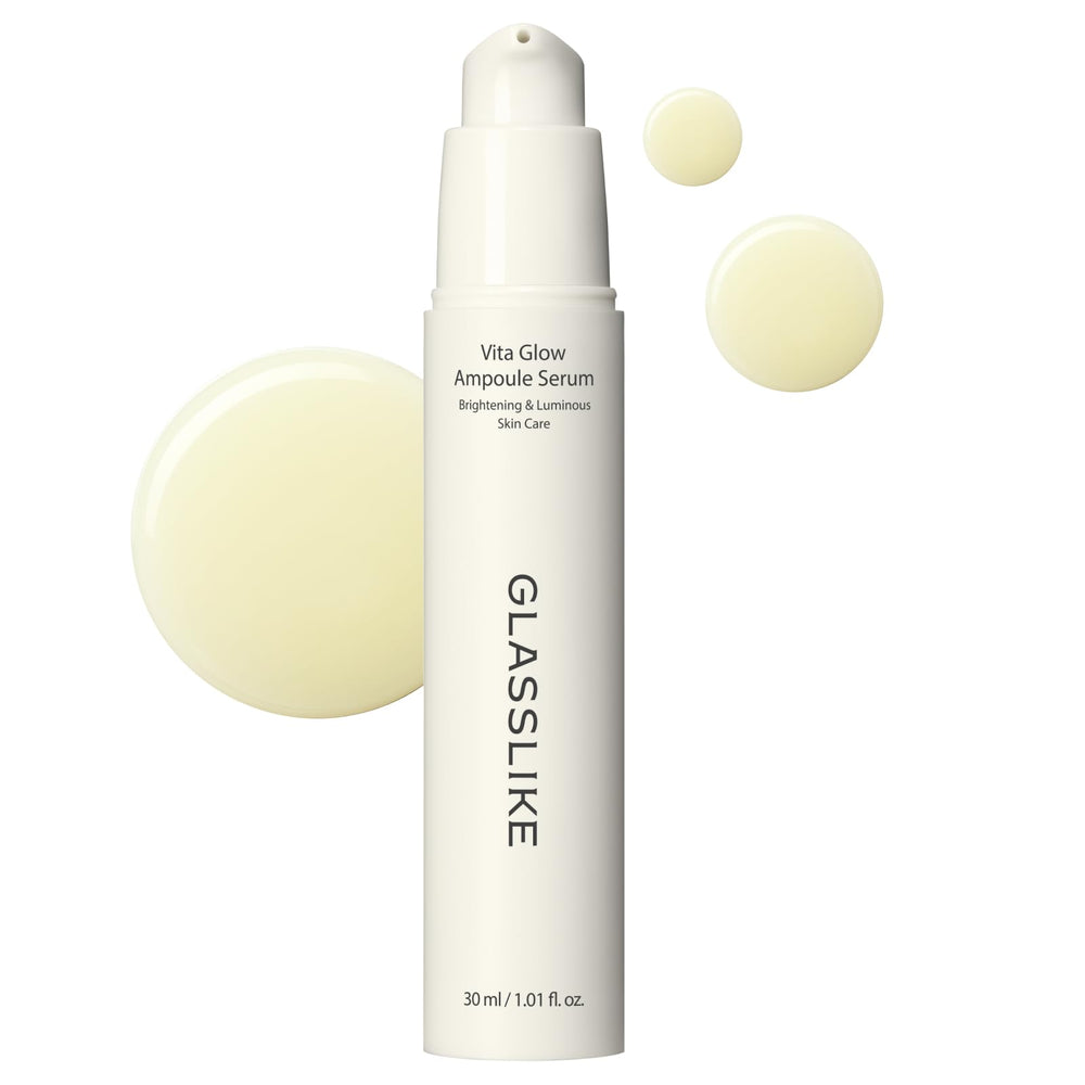 LG Pra.L Glasslike Vita Glow Serum bottle for radiant, even skin tone.