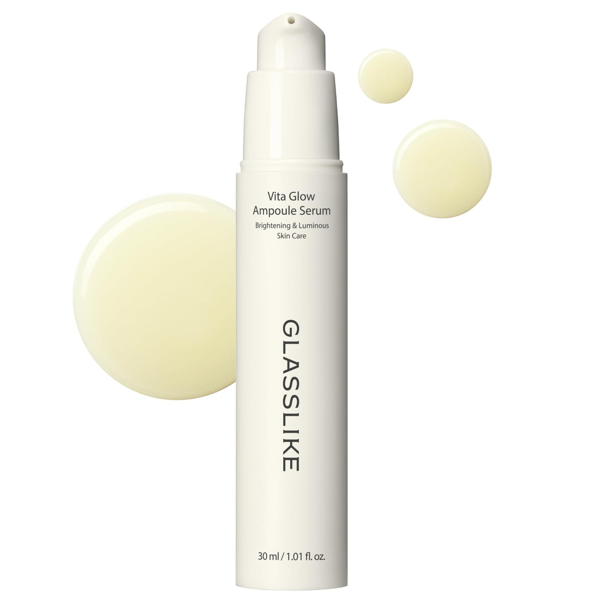 LG Pra.L Glasslike Vita Glow Serum bottle for radiant, even skin tone.