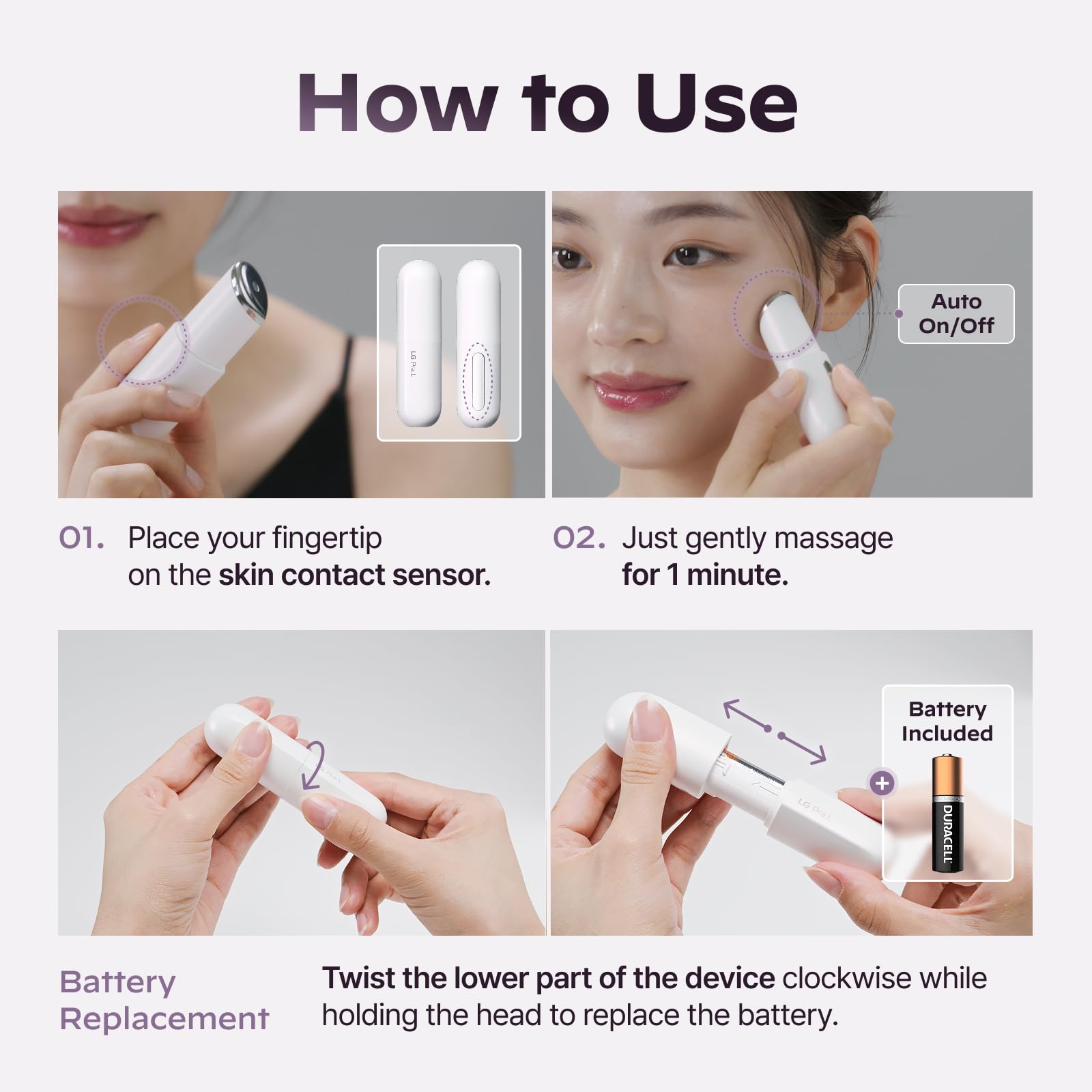 LG Pra.L skincare research since 1947 informs the technology