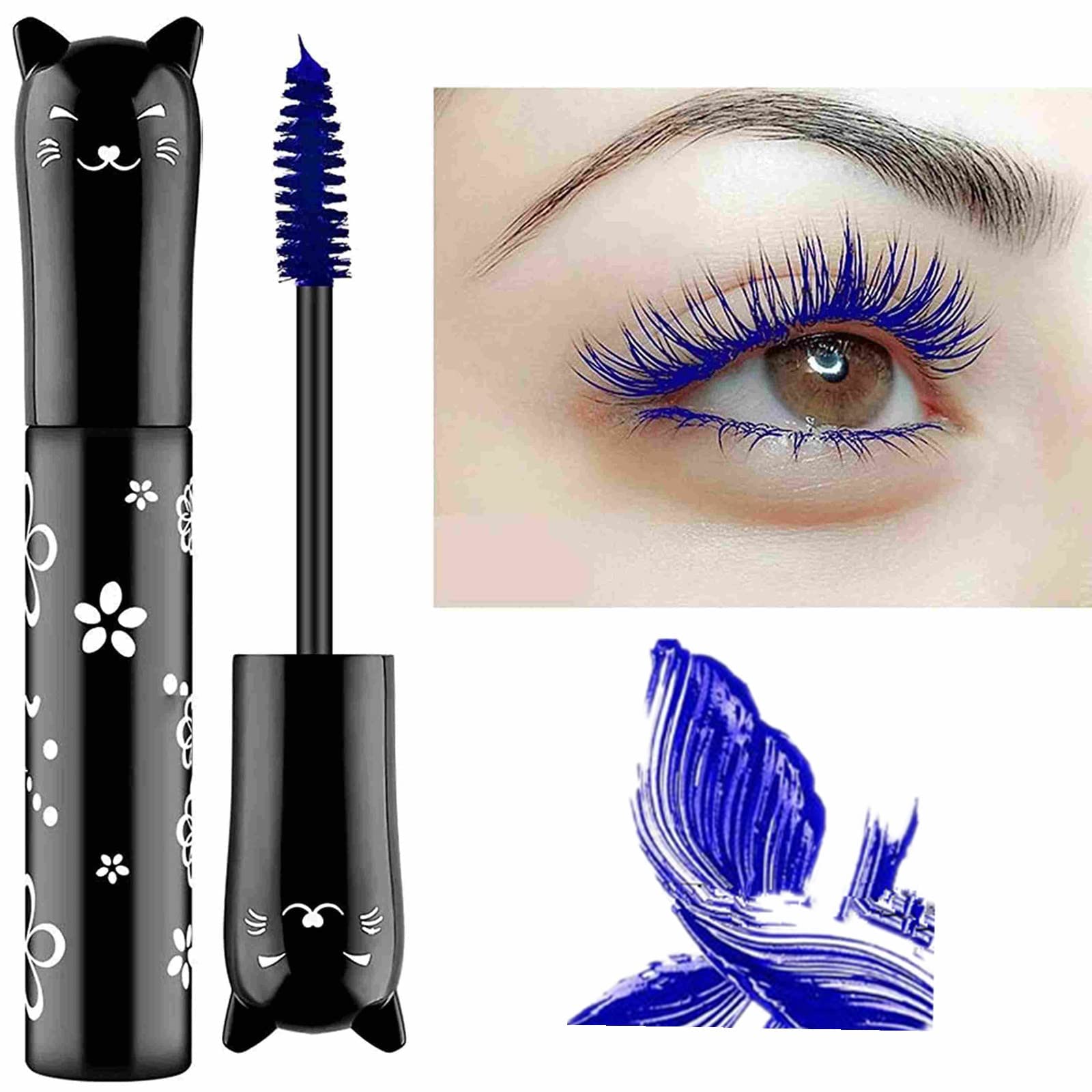LGSZGDCN Blue Lashes mascara bottle showing volumizing, long-wear formula