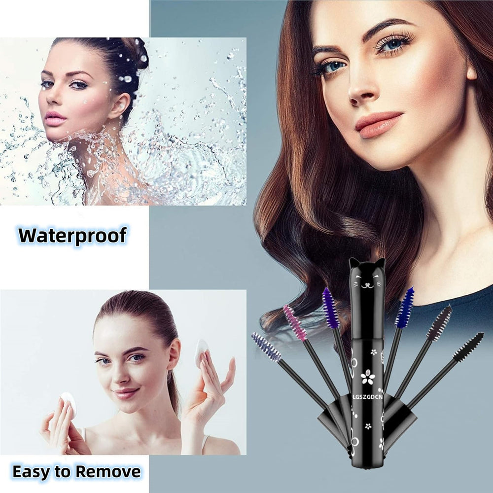 LGSZGDCN blue mascara tube provides vibrant accent for evenings.