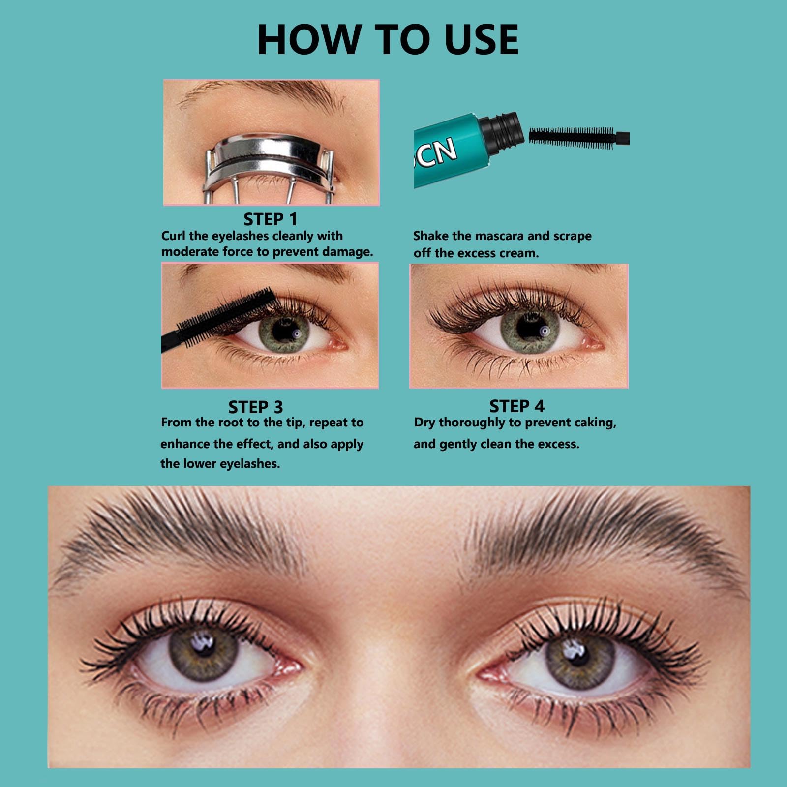 LGSZGDCN mascara curling-lift enhances eye definition