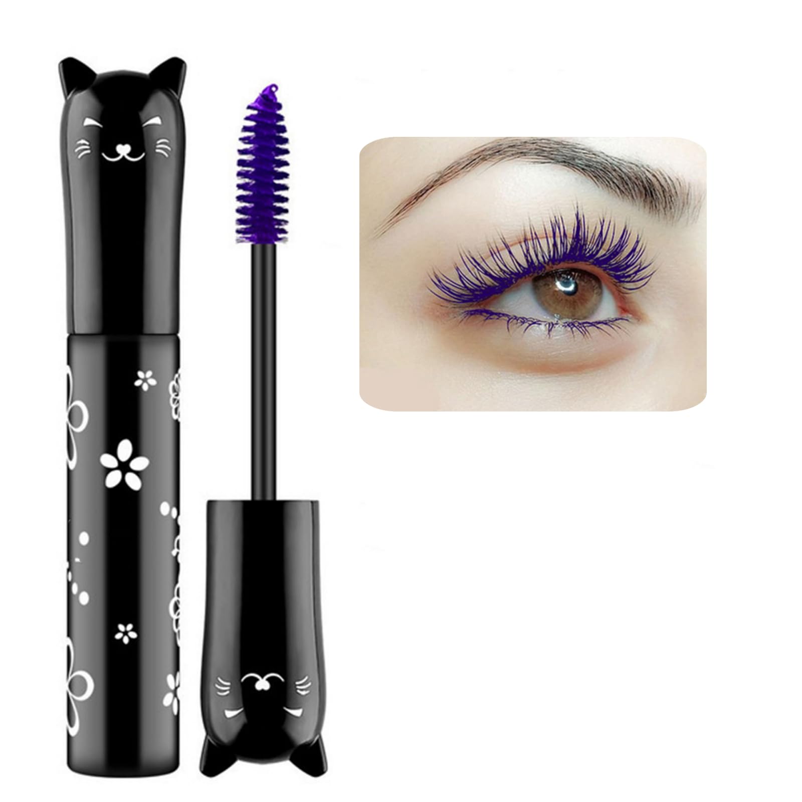 LGSZGDCN purple lashes extensions mascara bottle for bold color with all-day wear