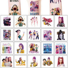 LHST Demon Cartoon Hunters tattoos for kids party favors and celebrations.