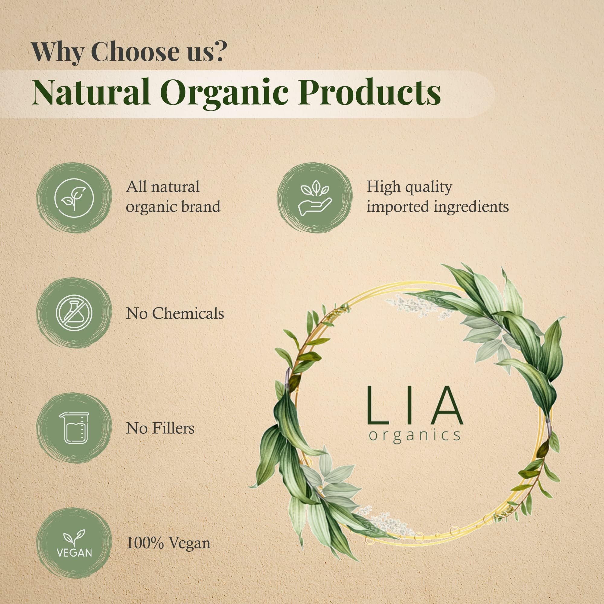 Lia Organics spray nozzle dispensing a fine mist for quick coverage