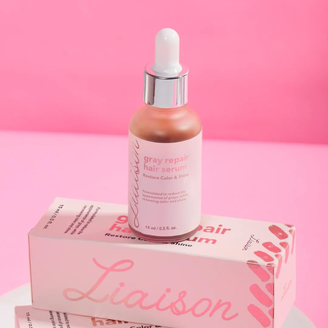 Liaison Gray Repair Serum close-up of ginger root highlights extracts