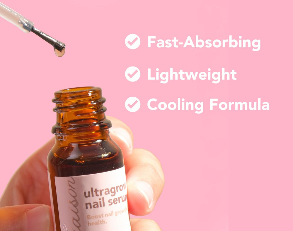 Liaison UltraGrow nails displaying healthy shine and resilience after use