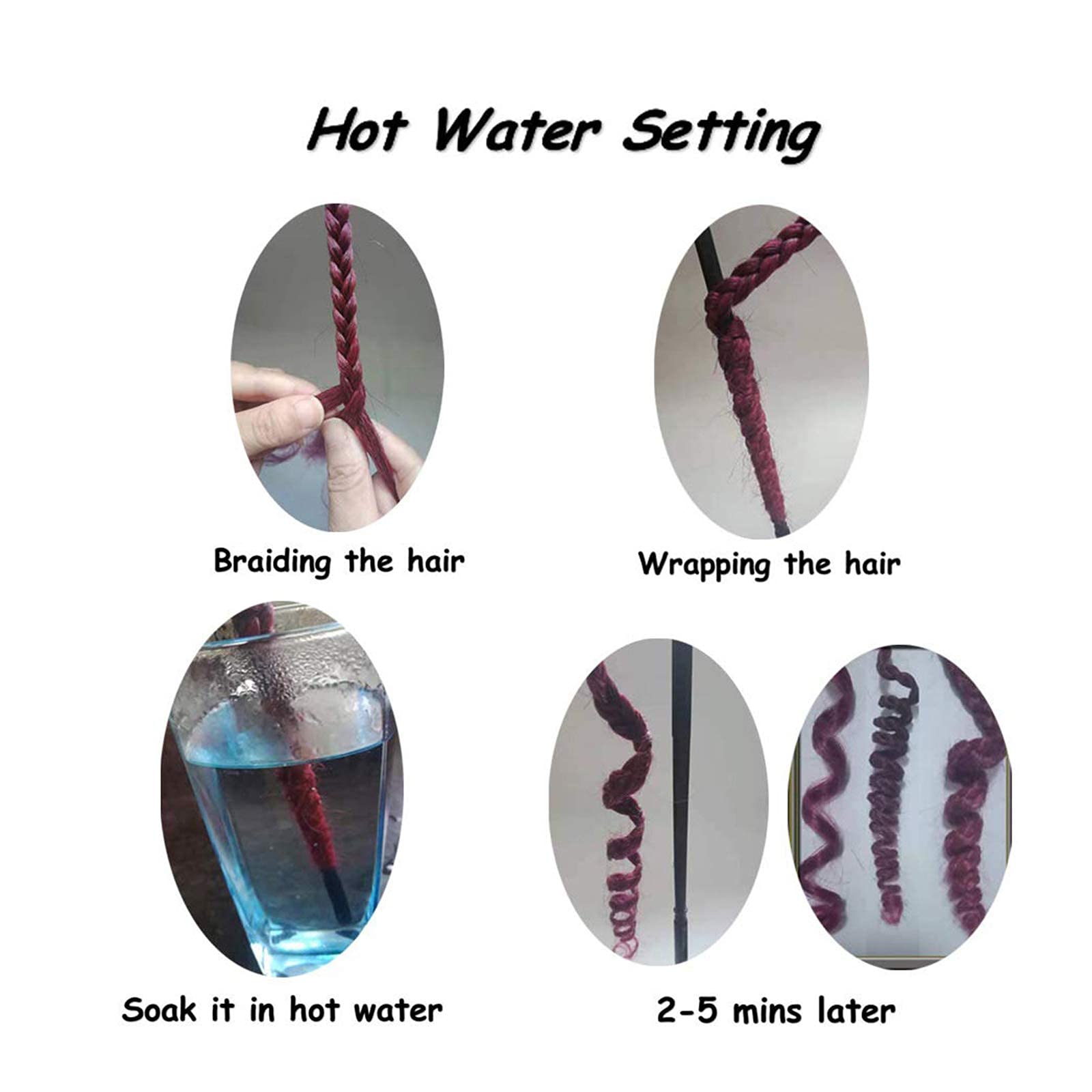 Liang Dian itch-free, tangle-free synthetic fibers for easy wear.