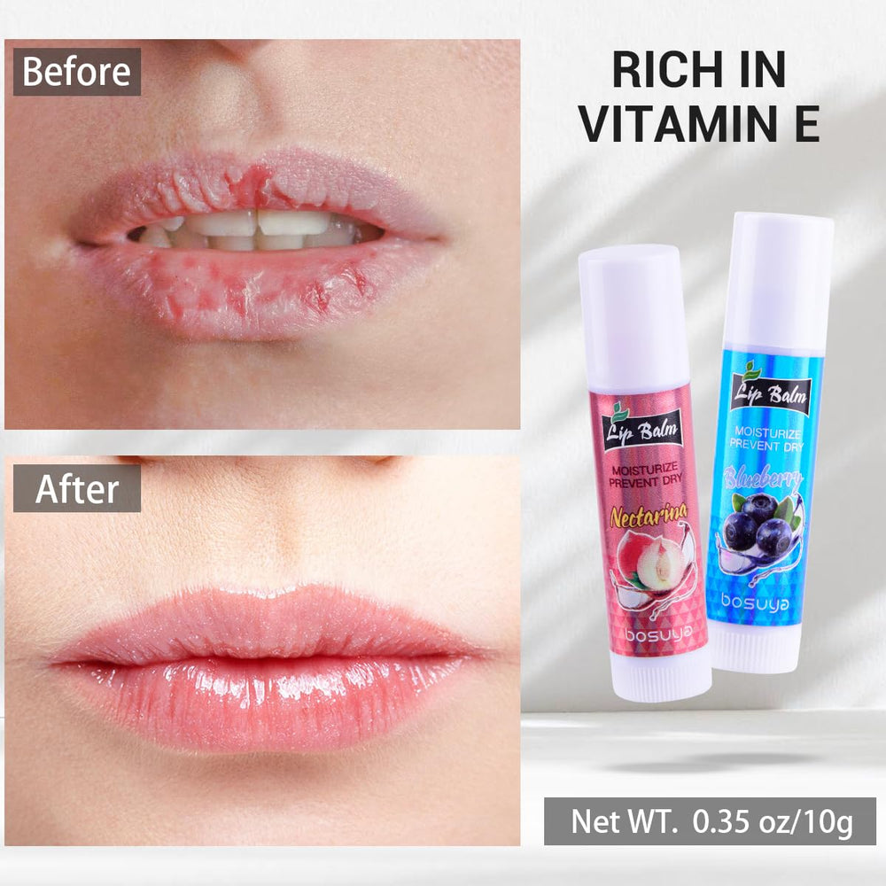 LIAYLILI lip balm on lips demonstrates smooth glide and hydration.