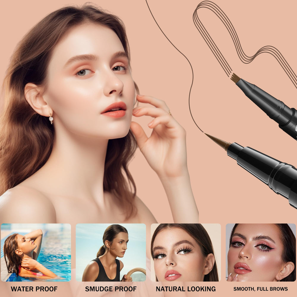 Liayozl Compact dual-ended design fits easily in your makeup bag.