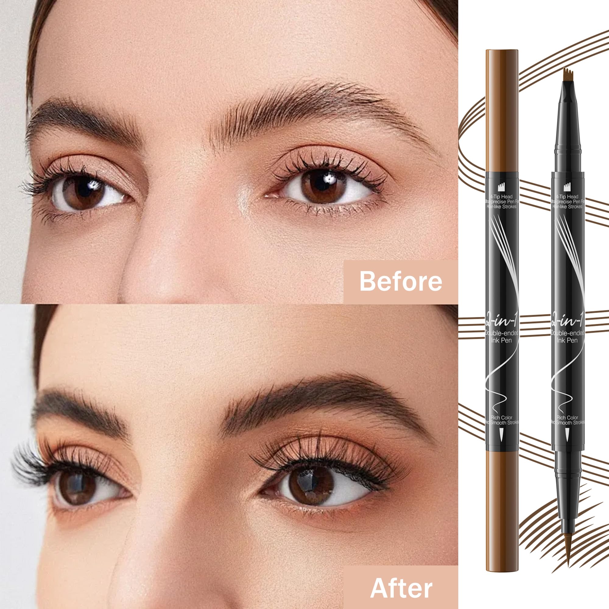 Liayozl light brown shade swatches showing natural color match