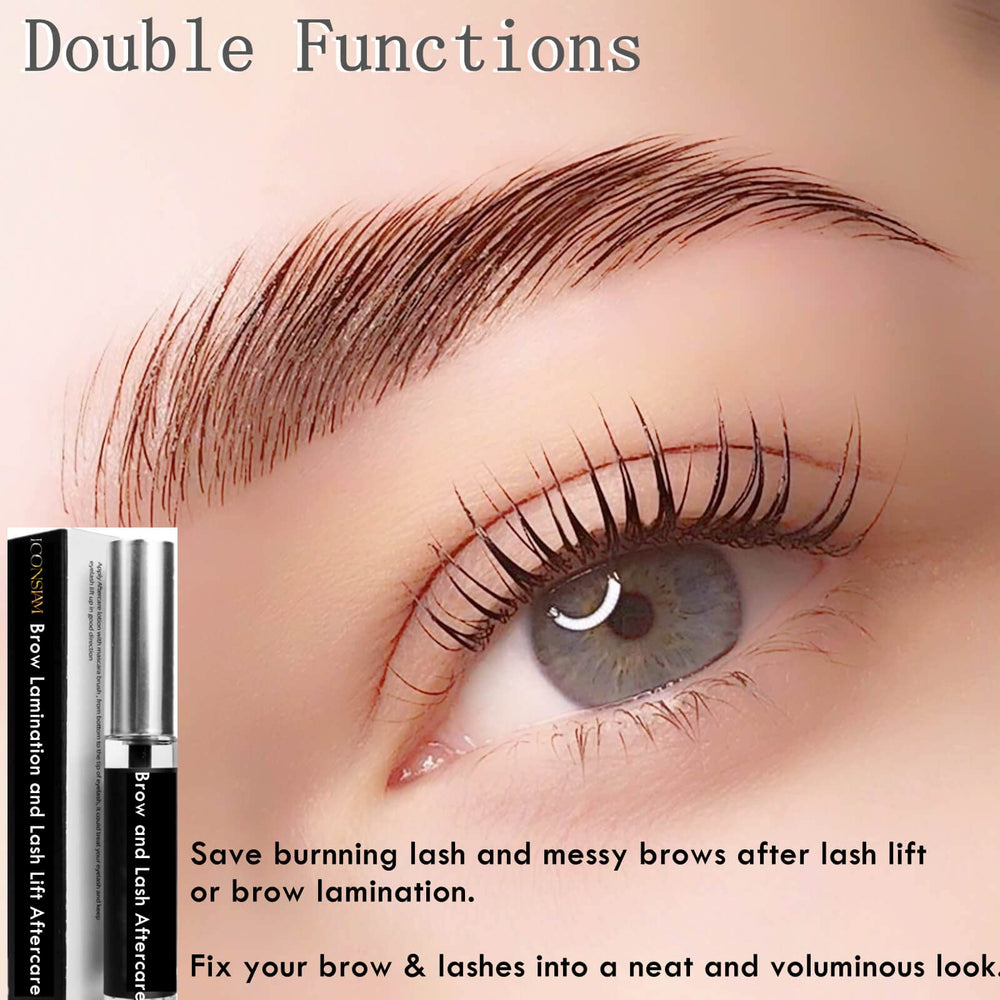 Libeauty aftercare application wand demonstrates easy daily use on lashes
