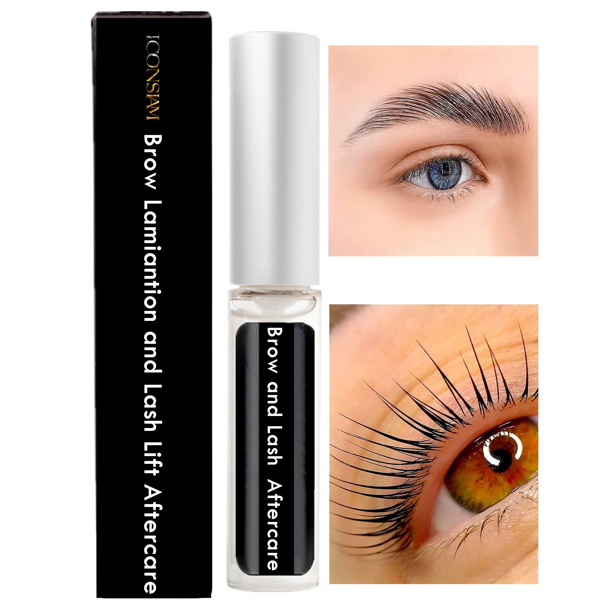 Libeauty brow lamination aftercare bottle applying curl protection and moisture control