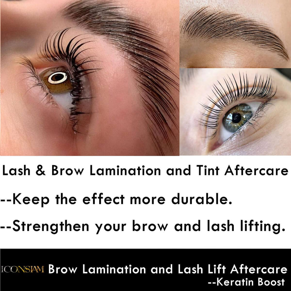 Libeauty hydration-keratin glow supports nourished, flexible lift and brow shape
