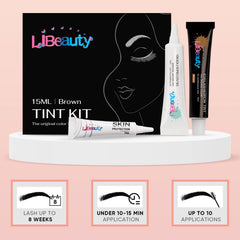 Libeauty lash color solution bottle for precise, long-lasting at-home tint.