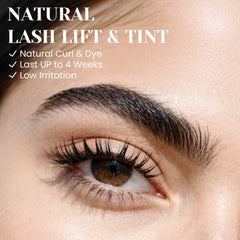 Libeauty Lash Lift Glue Balm close-up showing secure adhesion during application
