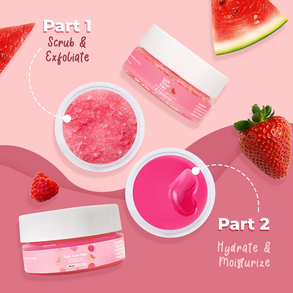 Smooth lips after using Lick Your Lips Watermelon Sugar Lip Scrub for moisturized comfort