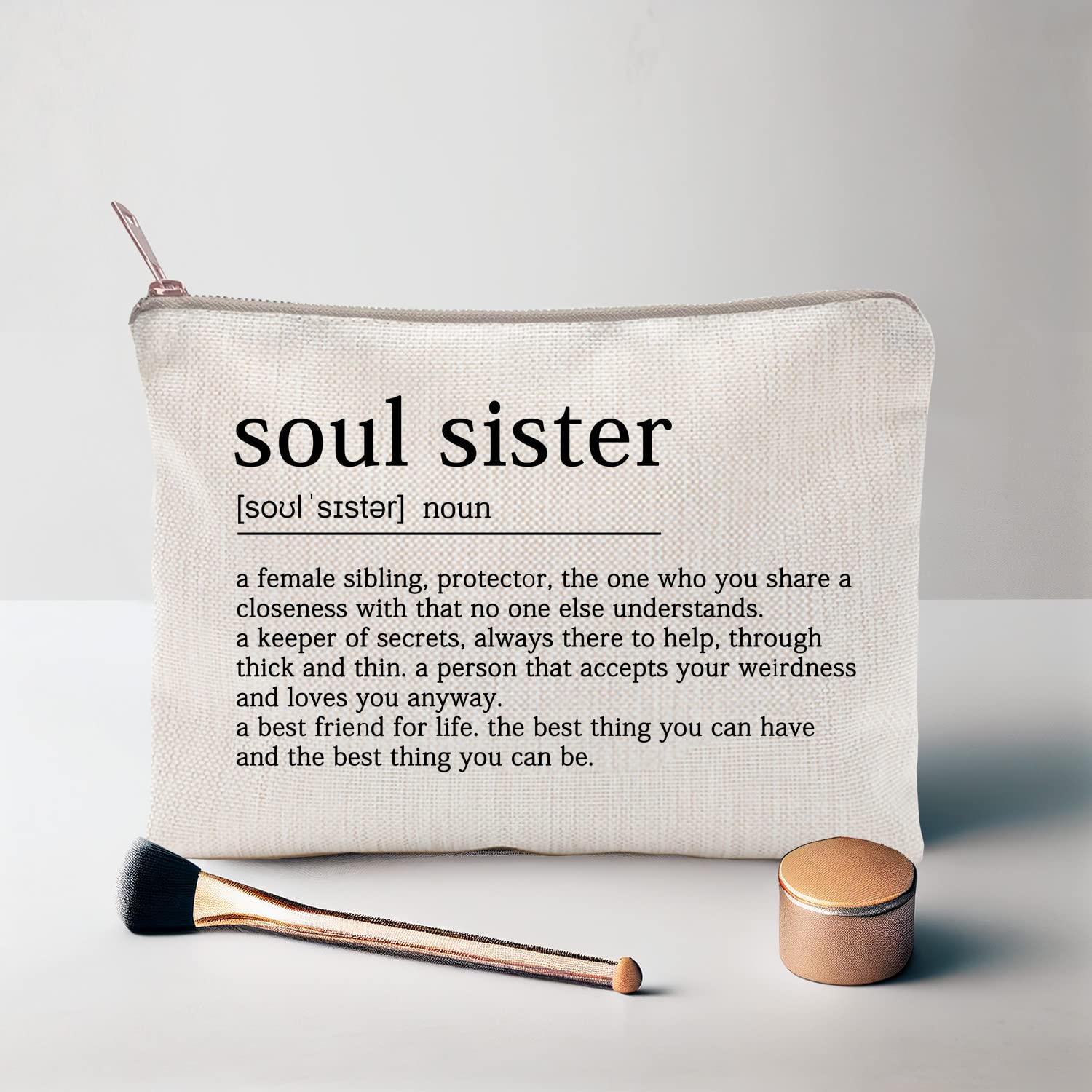 LICOBG Soul Sister linen-cotton fabric texture for durable everyday use.