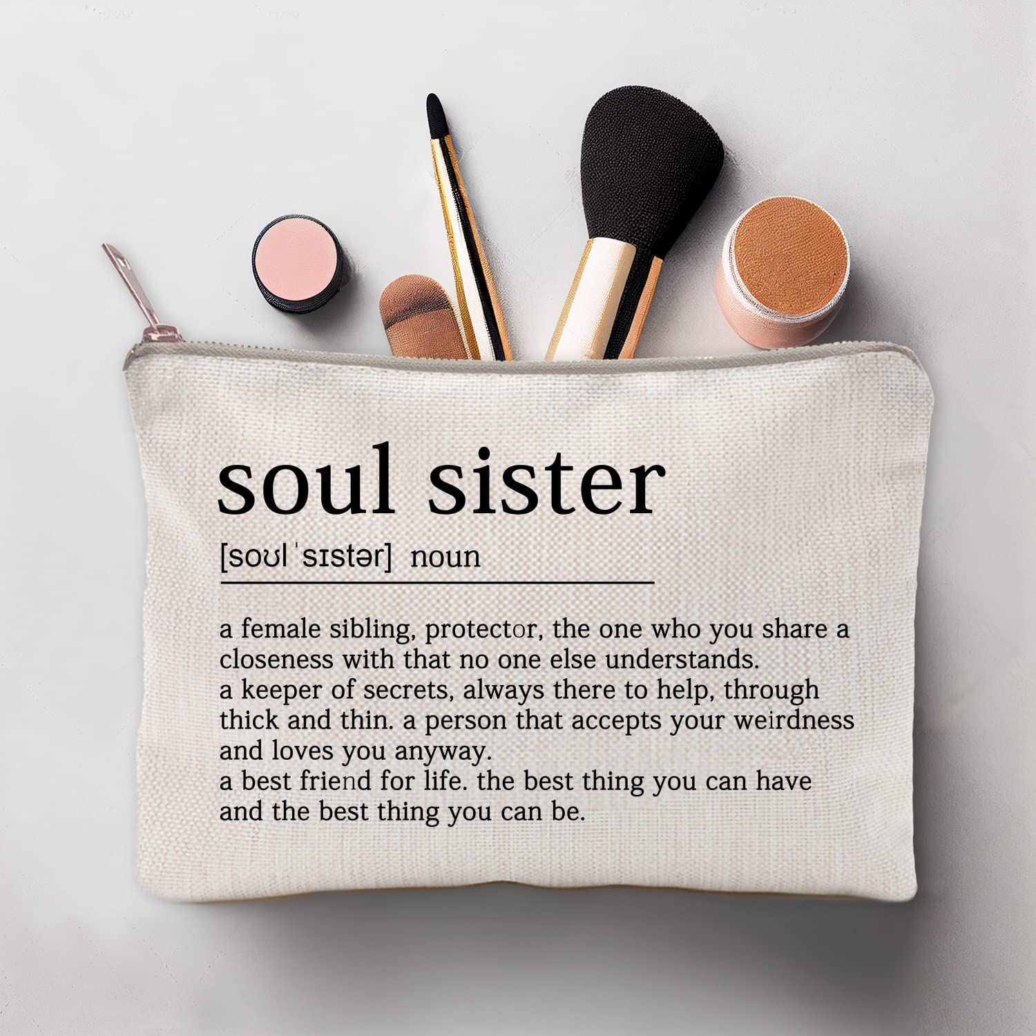 LICOBG Soul Sister 9x6 inch size, compact travel companion.