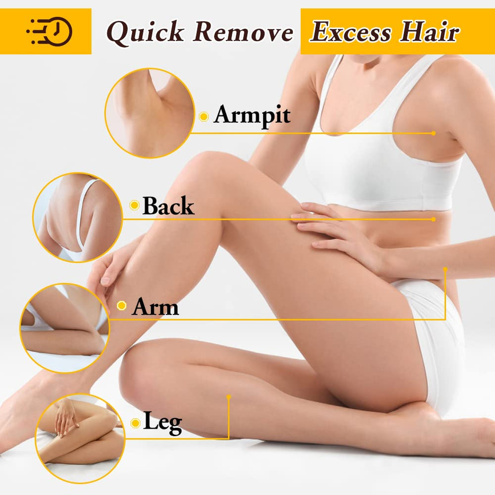Liddy Dance low melting point wax minimizes heat during waxing