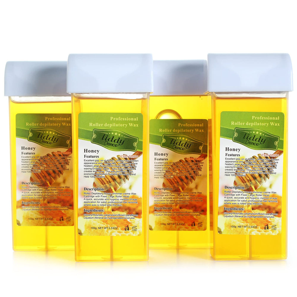 Liddy Dance wax roller refill 4-pack for convenient at-home waxing
