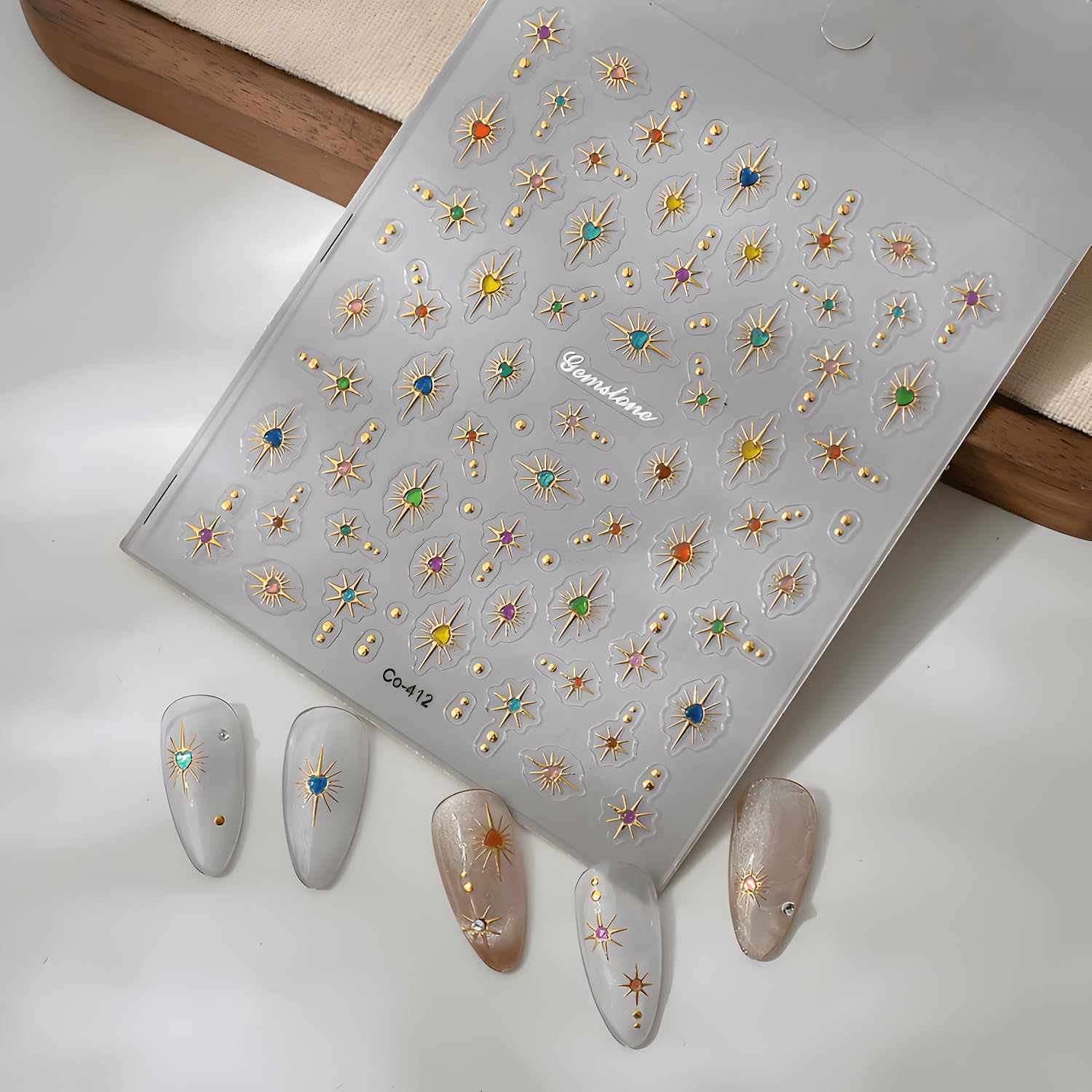 LIDUNANWU nail art decorations for salon or home use, easy to apply.