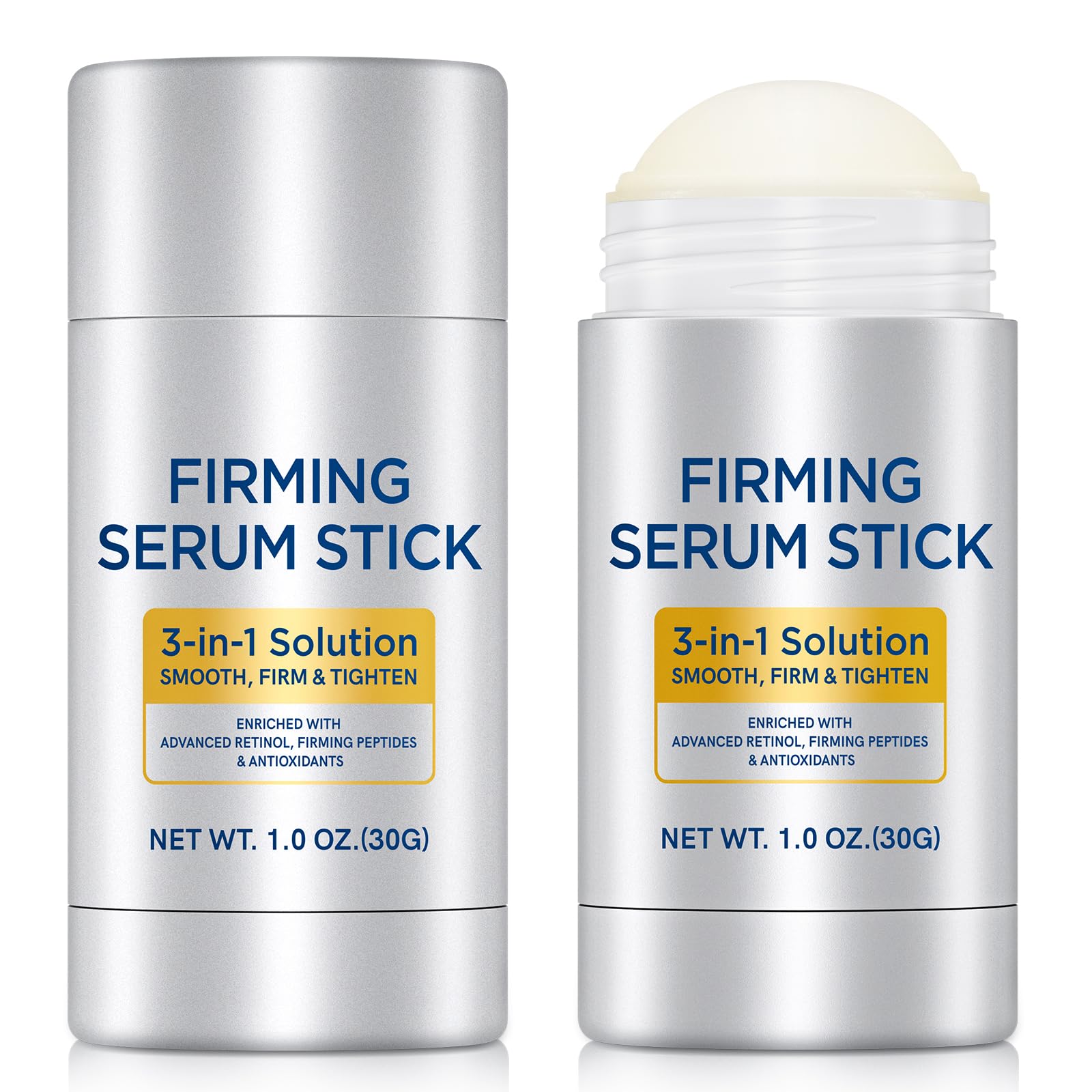 Liefiet Advanced Retinol Serum Stick applied to the face for smoother, lifted skin.