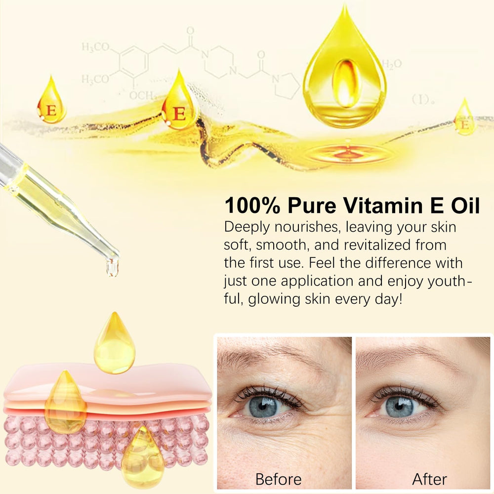 Liefiet Vitamin E Oil Blend for nails and cuticles hydration and care.
