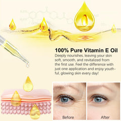 Liefiet Vitamin E Oil Blend for nails and cuticles hydration and care.
