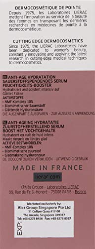 Lierac Hydragenist aloe-relief swatch showing soothing nourishment.
