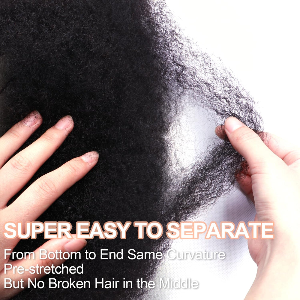LifabBeauty Afro Kinkys kinky curly texture mimics natural curls