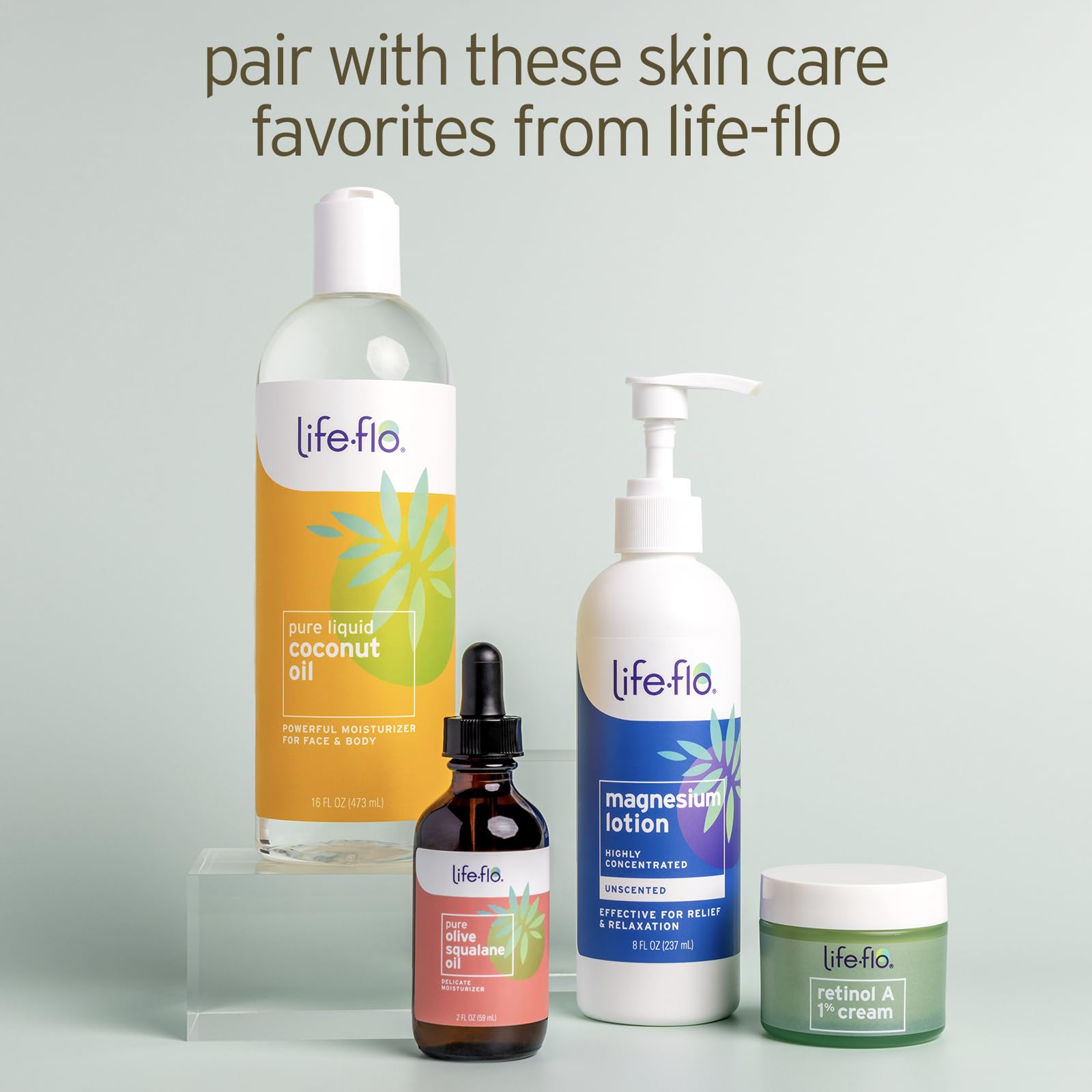 LIFE-FLO 8 oz bottle designed for everyday use