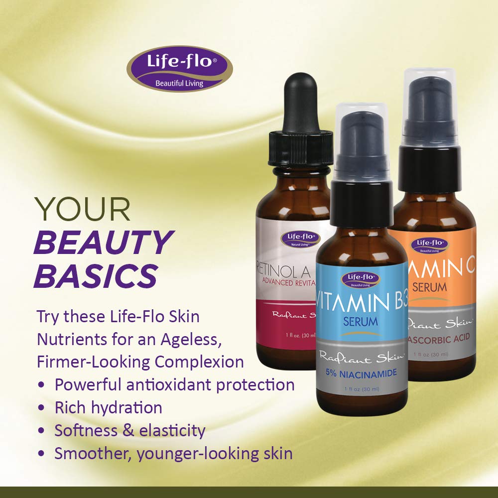 Life-Flo cruelty-free and eco-friendly labeling emphasizes ethical care.