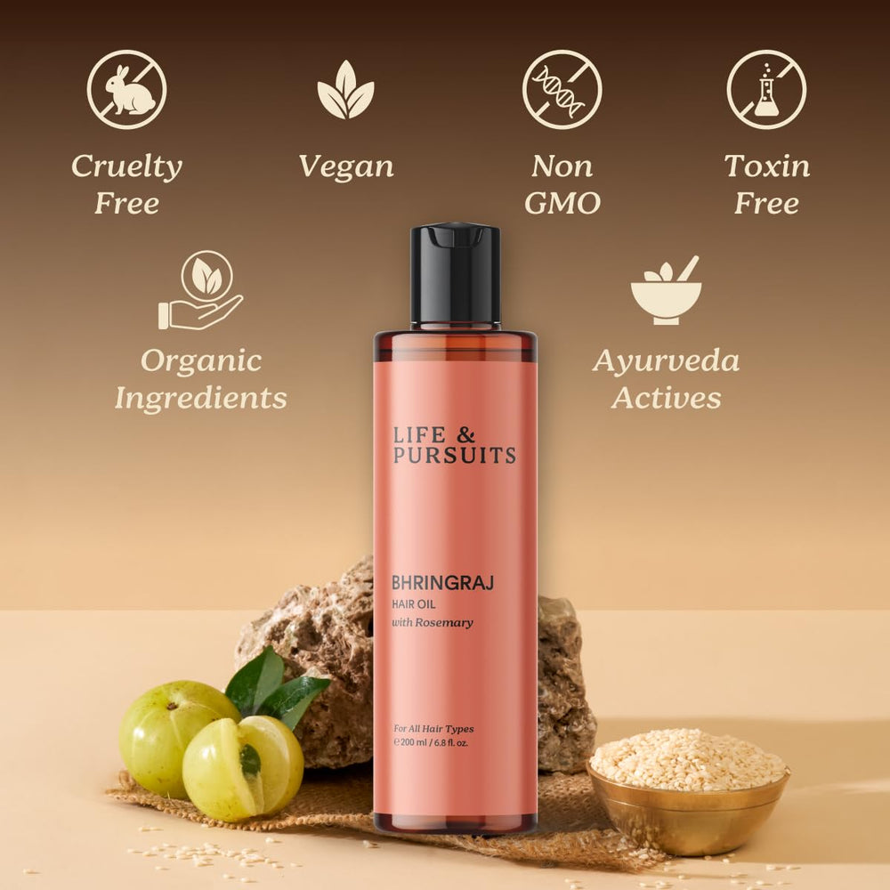 Life and Pursuits scalp nourishment with tea tree and coconut supports healthy texture.