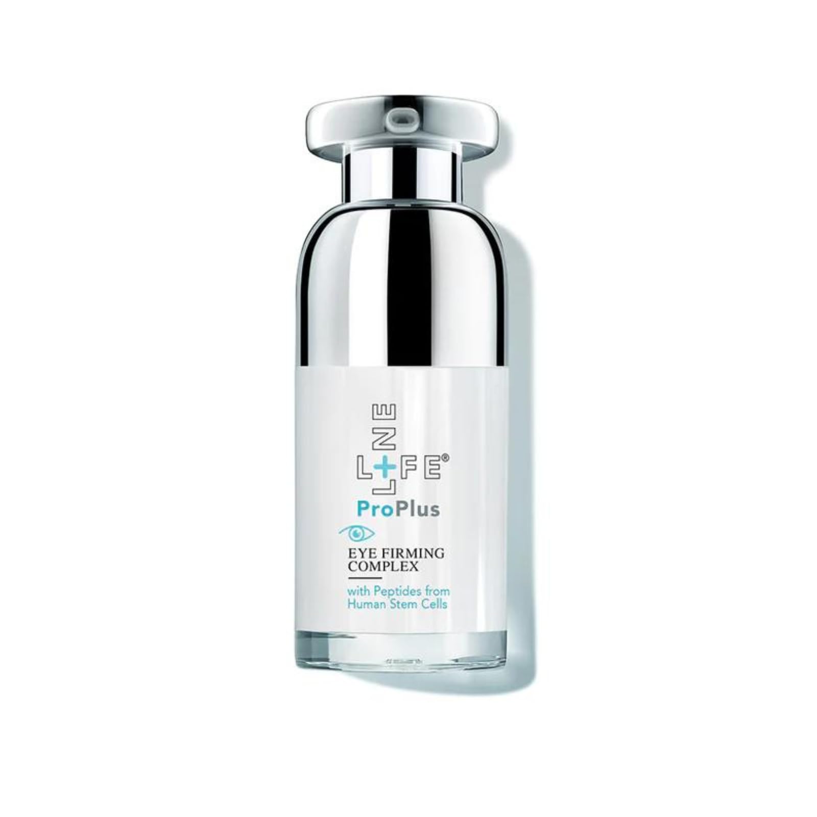Lifeline Eye Firming Complex bottle shows potent formula for firming delicate eye skin and reducing tired appearance.