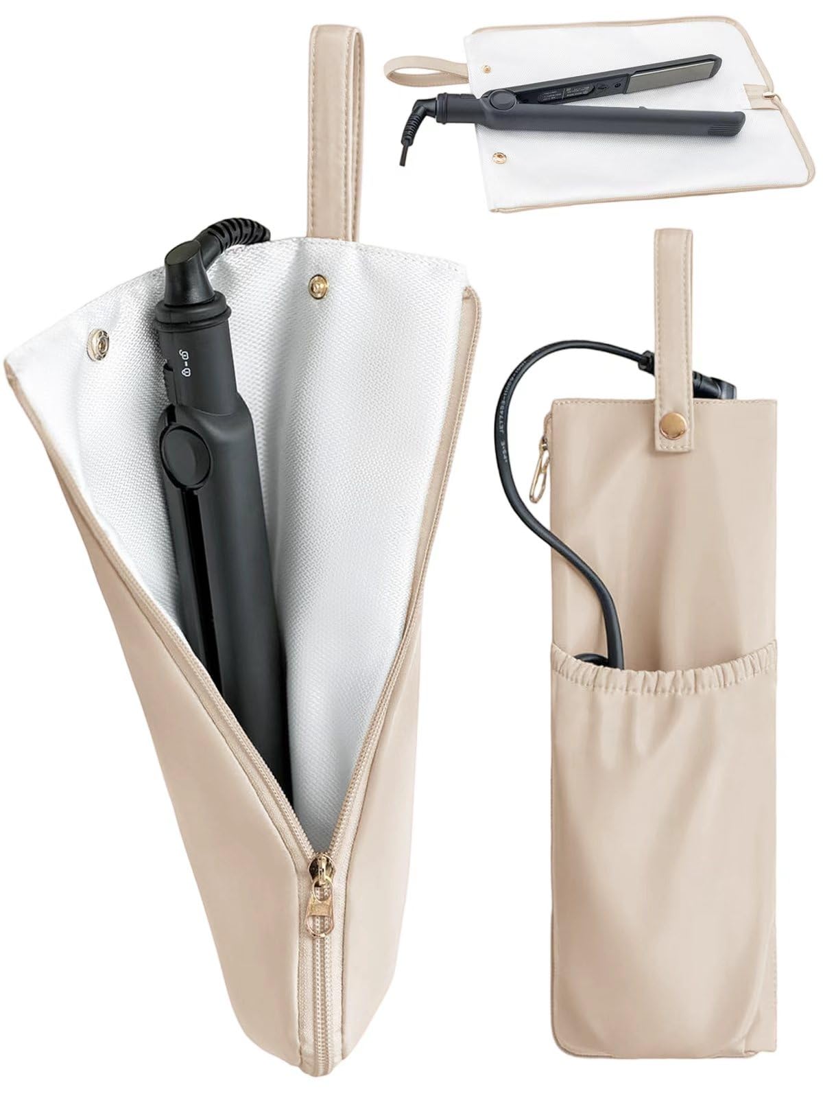 Lifeplus holder-mat flat 20x30cm showing organized hot tools and surface protection
