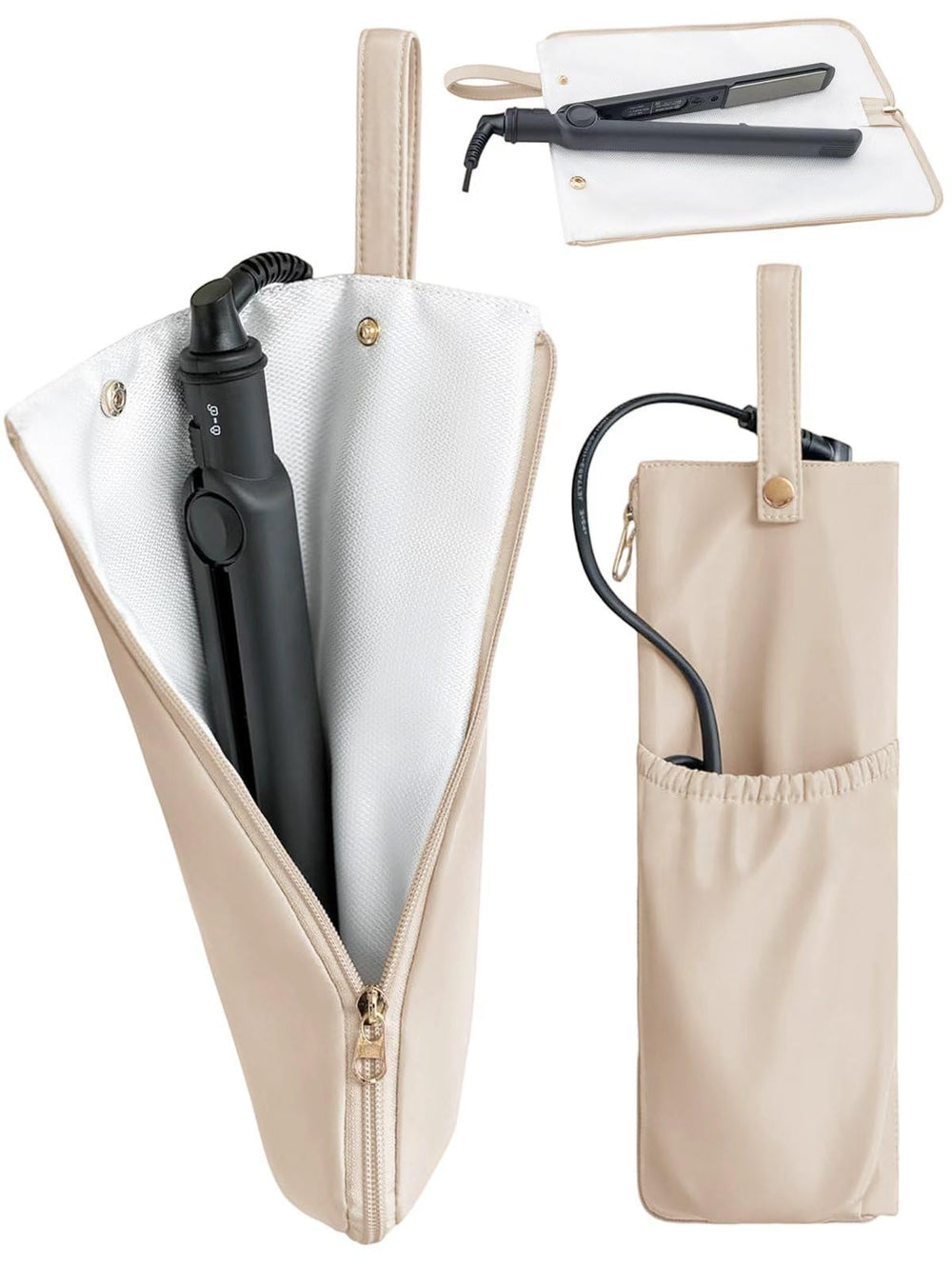 Lifeplus holder-mat flat 20x30cm showing organized hot tools and surface protection