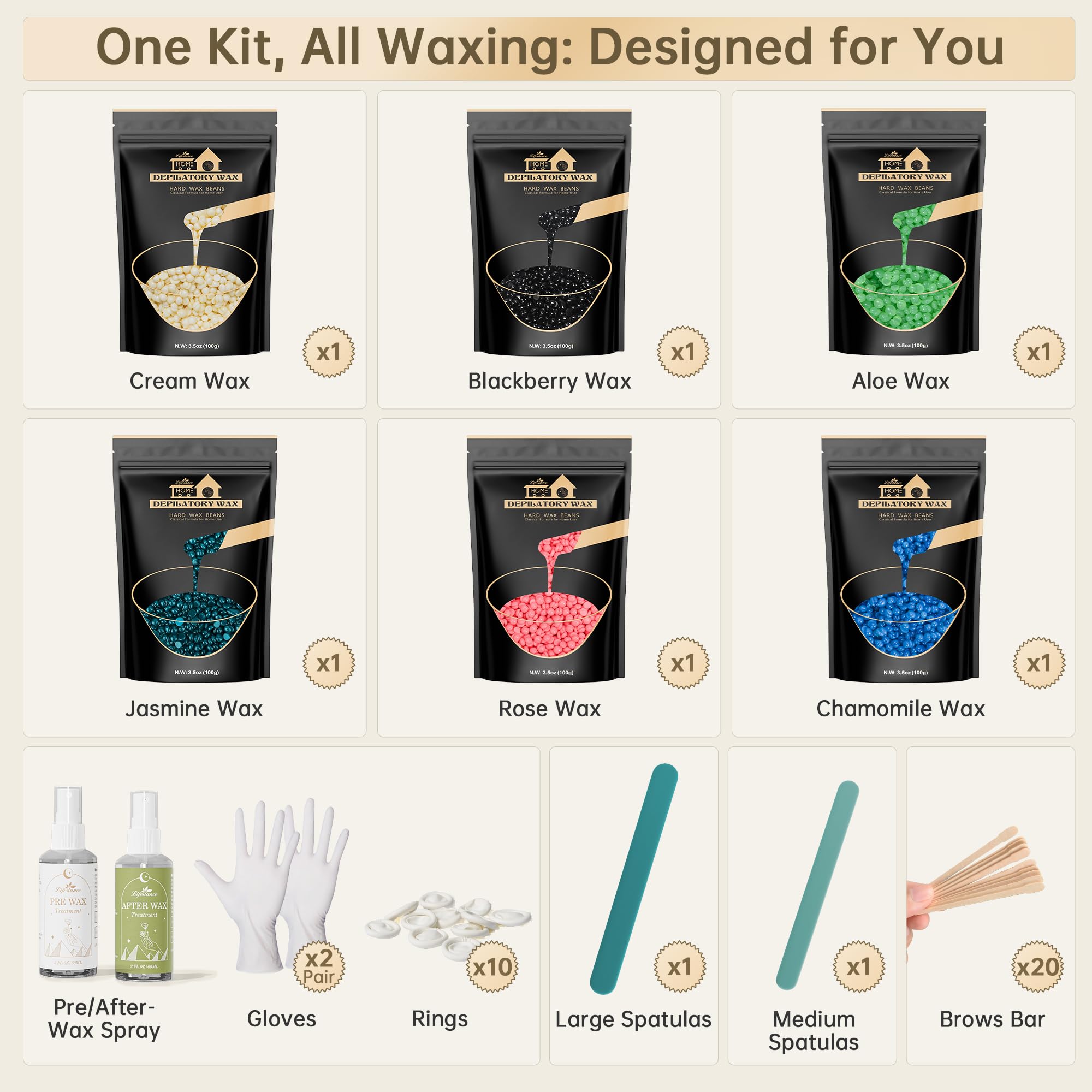 Lifestance at home waxing kit delivers salon quality results at home