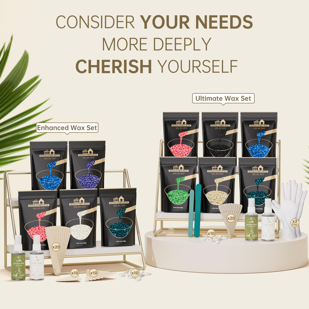 Lifestance at-home waxing with beads aims for hair removal from the root.