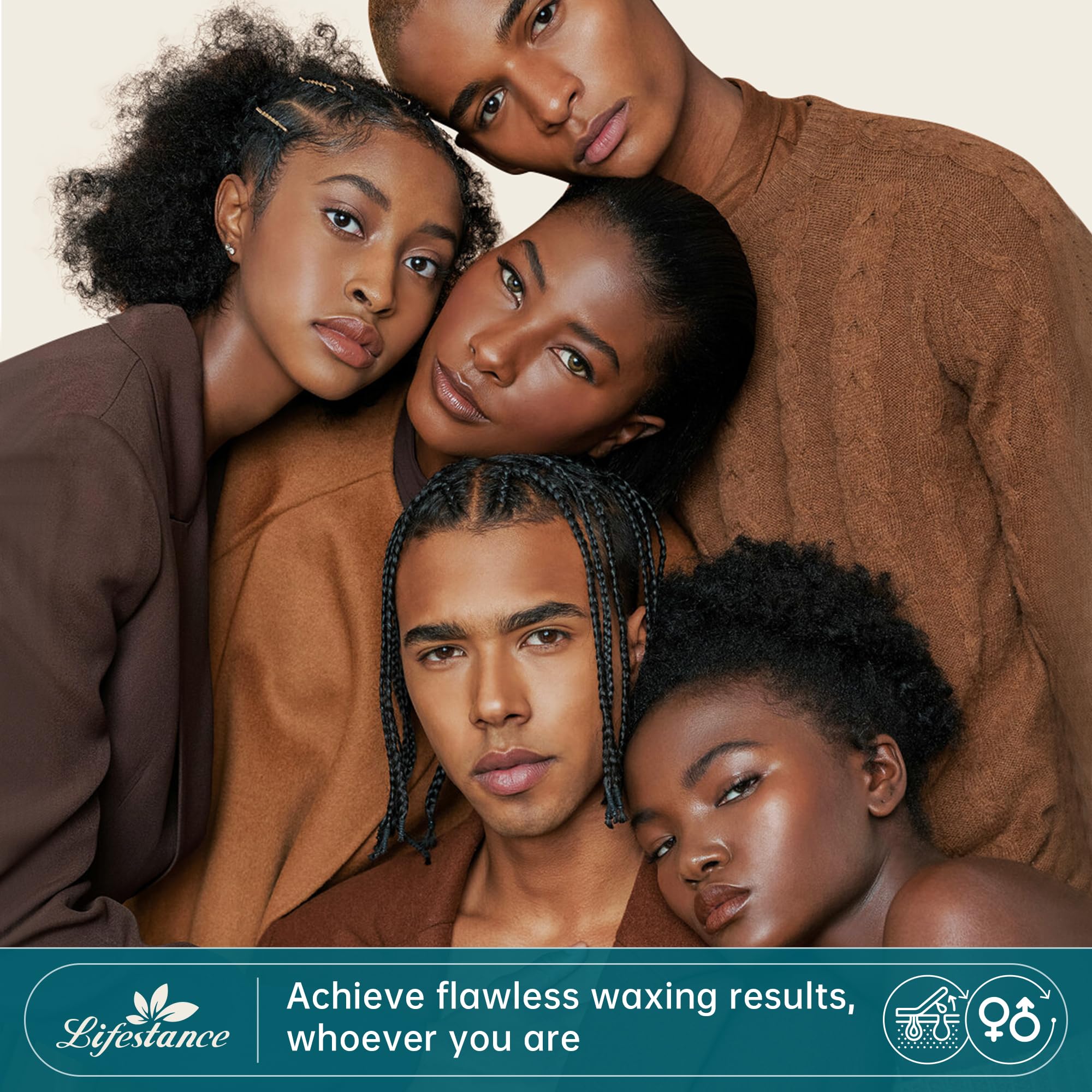 Lifestance Coffee Wax Beads offer easy cleanup and repeat use for ongoing smooth skin.