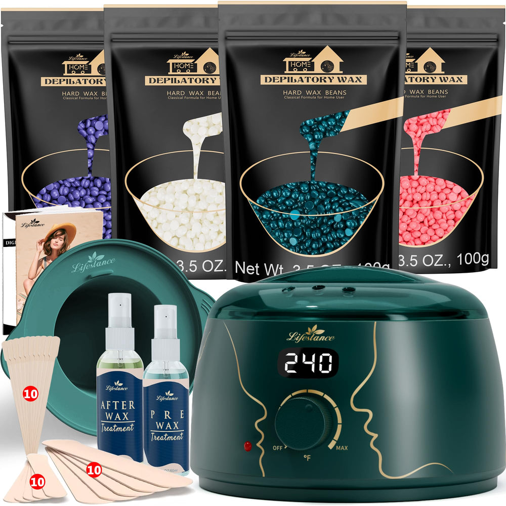 Lifestance Emerald Alloy warmer with premium craftsmanship for home waxing.