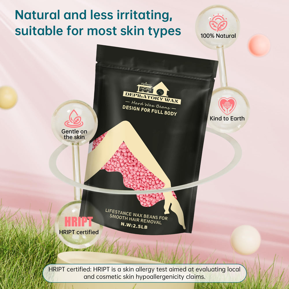 Eyebrow waxing with Lifestance beads for clean, defined arches.