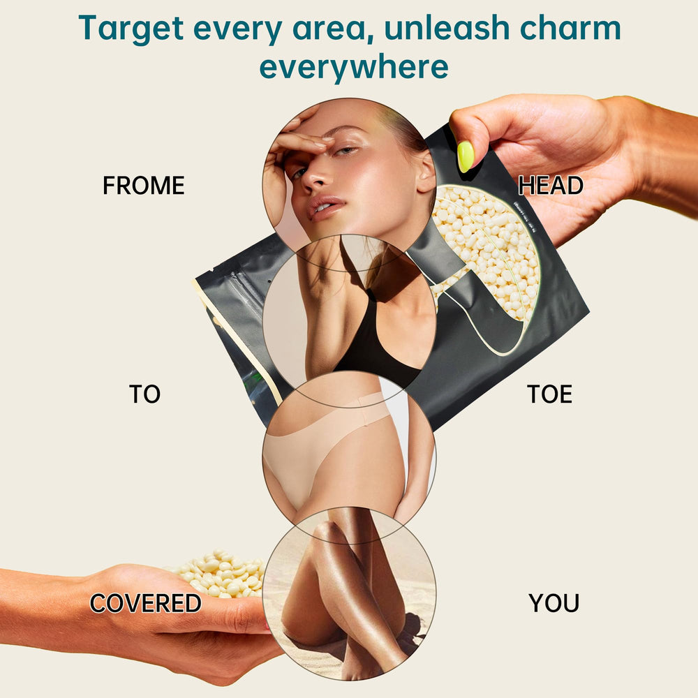 Lifestance facial waxing close-up showing precise application