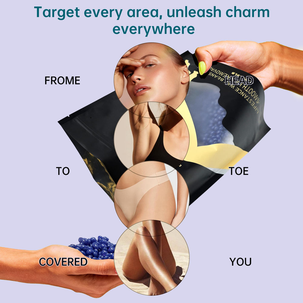 Lifestance lavender wax used for Brazilian-area waxing