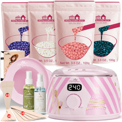 Lifestance Liberty Bloom wax warmer shown with retro styling for efficient at-home waxing.
