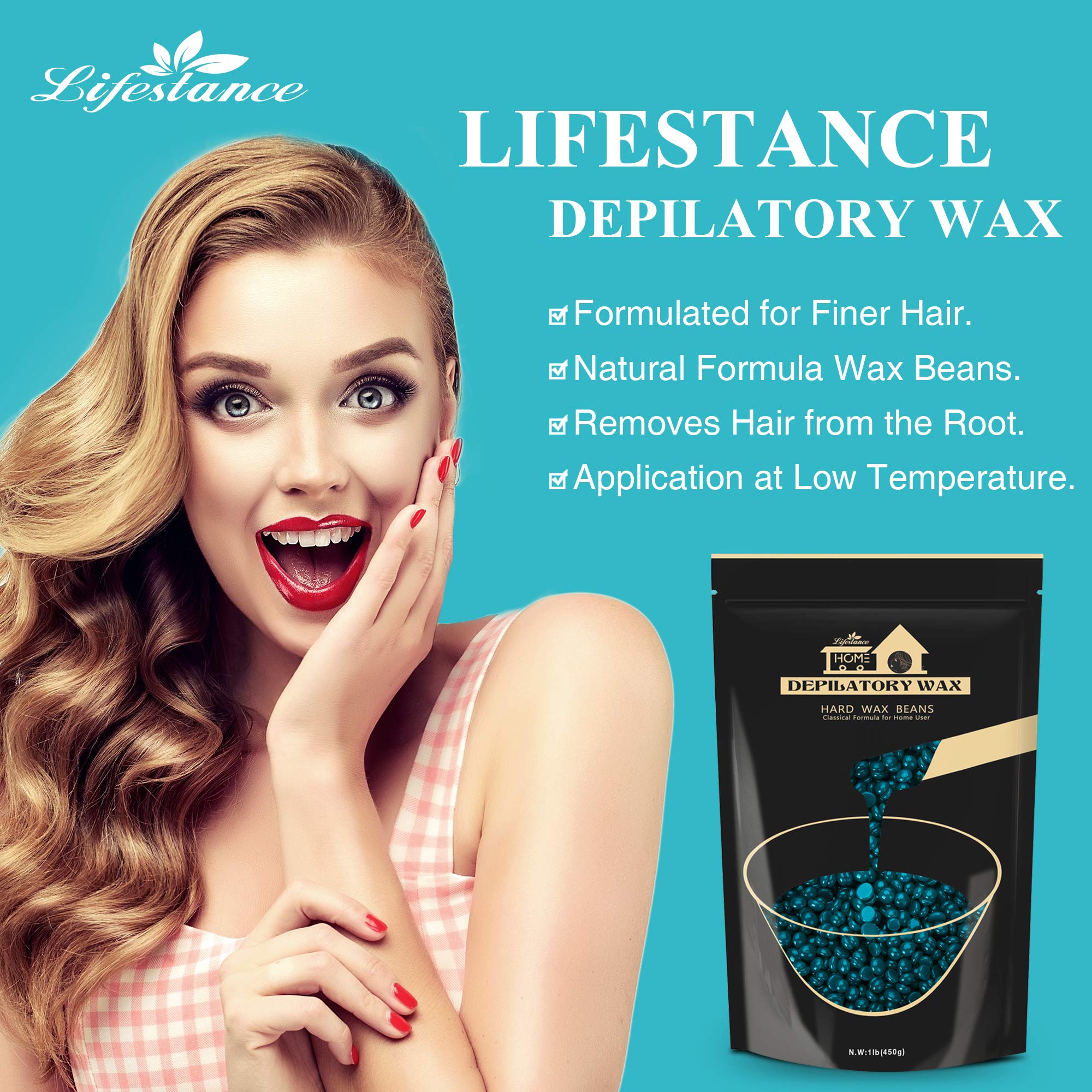 Lifestance pearl wax beads for wax warmers delivering smooth results.