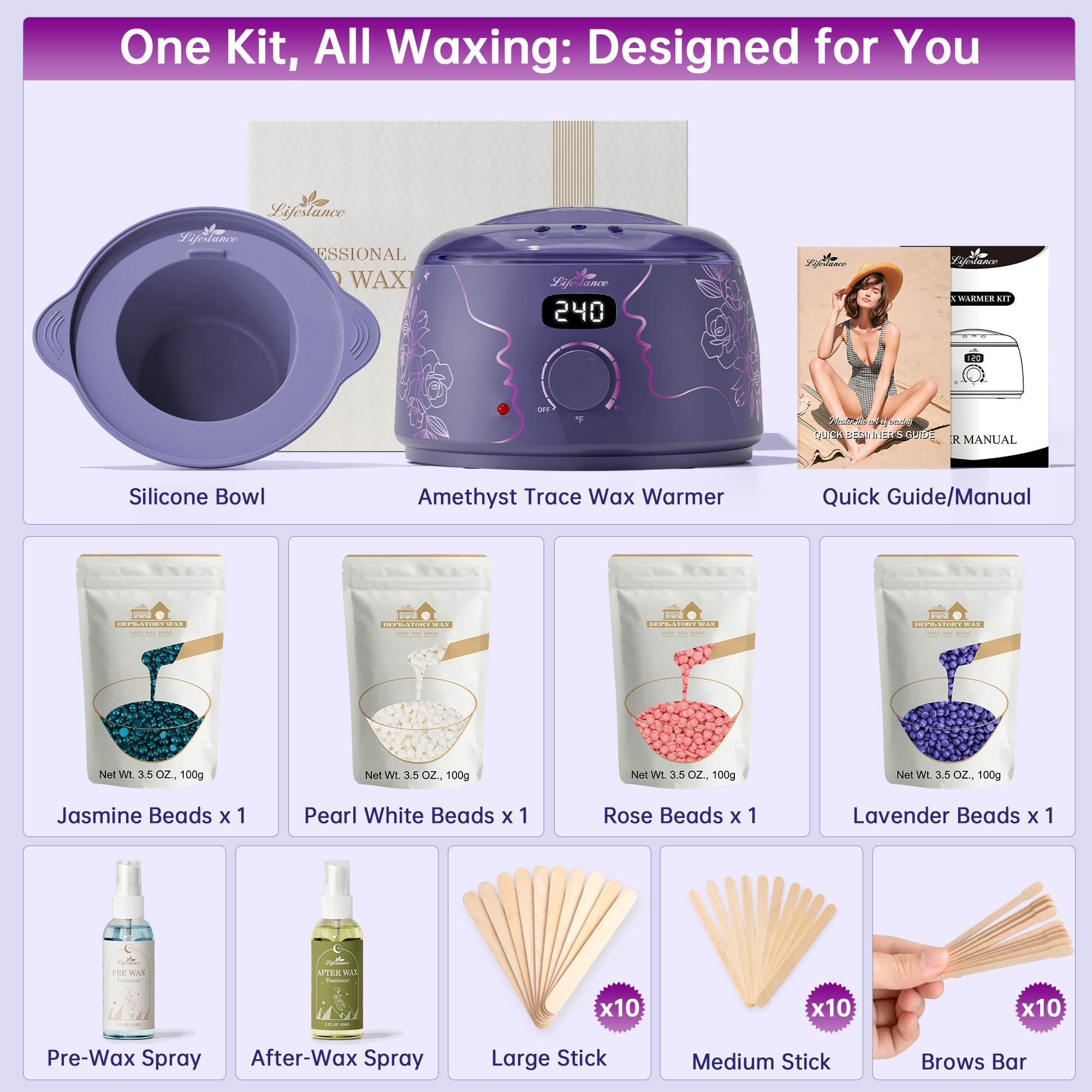 Lifestance silicone wax pot liner for easy cleanup after waxing