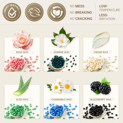 Lifestance six wax bead varieties for versatile waxing options