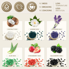 Lifestance wax beads varieties in tins showing six scent options